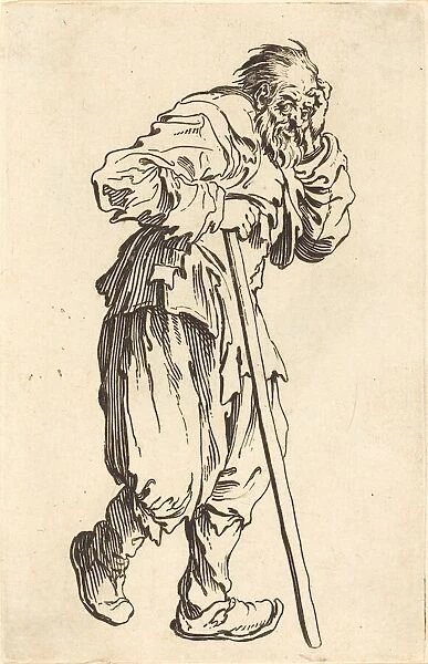 Beggar with a Stick, c. 1622. Creator: Jacques Callot