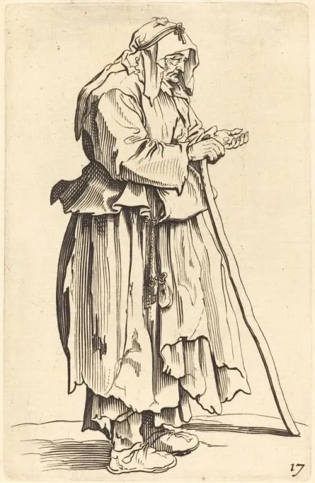 Framed Print : Beggar Woman Receiving Charity. Creator: Unknown Framed Print : Beggar Woman Receiving Charity. Creator: Unknown