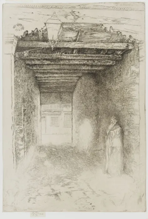 Framed Print : The Beggars, 1879-1880. Creator: James Abbott McNeill Whistler Framed Print : The Beggars, 1879-1880. Creator: James Abbott McNeill Whistler