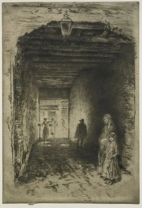 Framed Print : The Beggars, 1880. Creator: James McNeill Whistler (American, 1834-1903) Framed Print : The Beggars, 1880. Creator: James McNeill Whistler (American, 1834-1903)