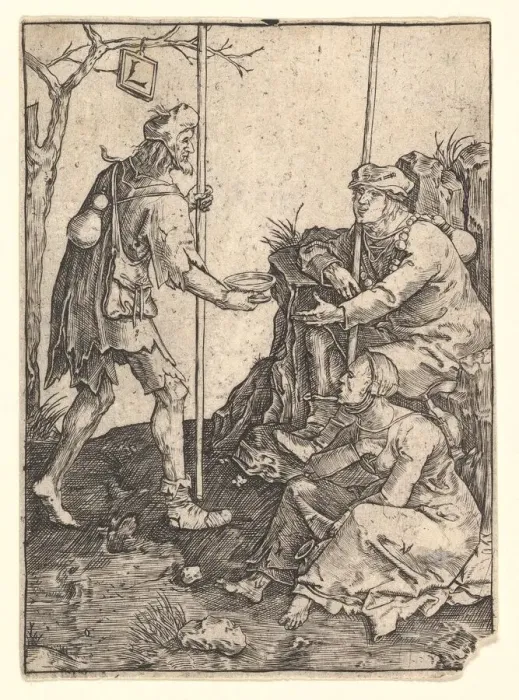 Framed Print : The Beggars. n. d. Creator: Unknown Framed Print : The Beggars. n. d. Creator: Unknown