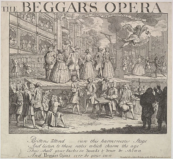 The Beggars Opera, 1728. Creator: Unknown