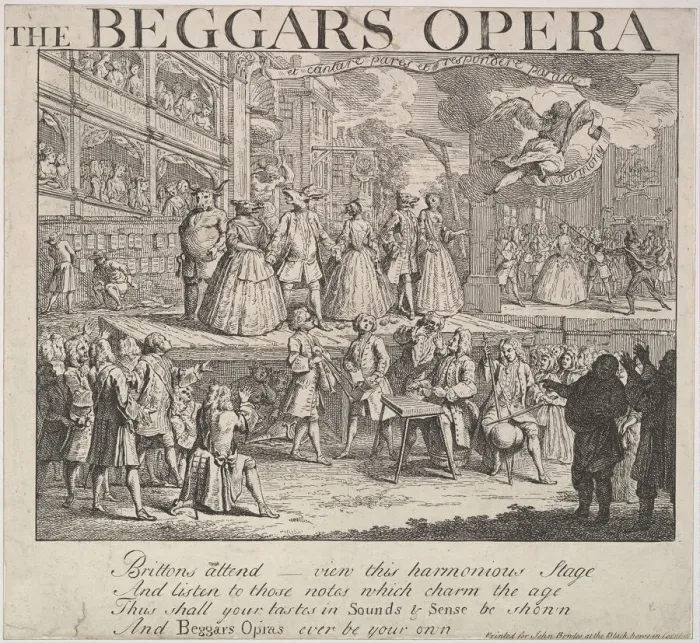 Framed Print : The Beggars Opera, 1728. Creator: Unknown Framed Print : The Beggars Opera, 1728. Creator: Unknown