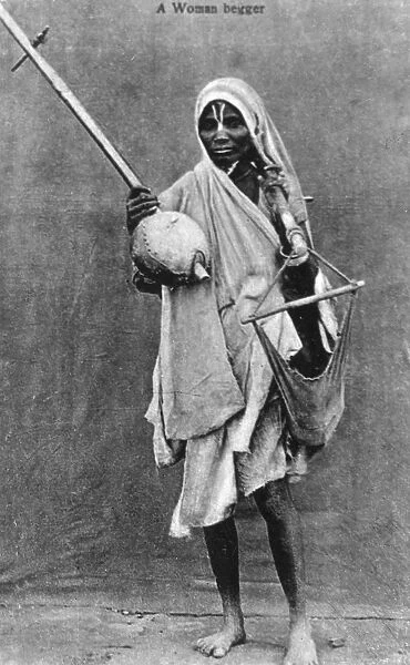 A begger, India, 20th century
