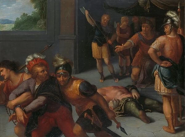 The Beheading of Claudius Paulus and the Capture of Julius Civilis, 1600-1613. Creator: Otto Van Veen