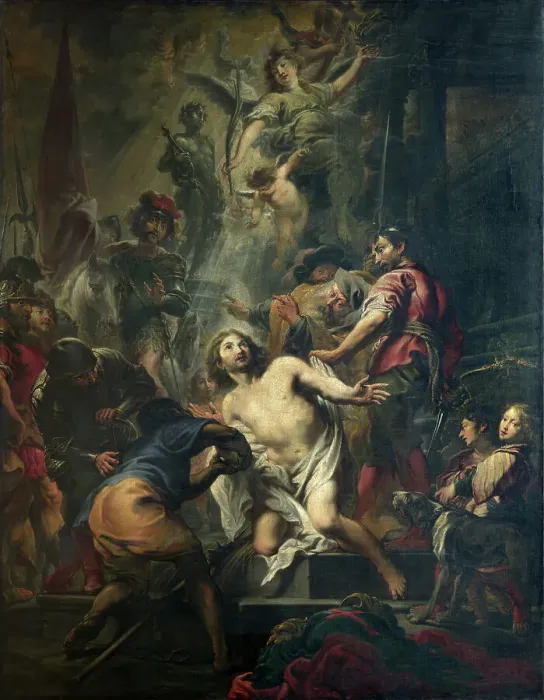 Framed Print : The Beheading of Saint George, 1643. Creator: Cornelis Schut I Framed Print : The Beheading of Saint George, 1643. Creator: Cornelis Schut I