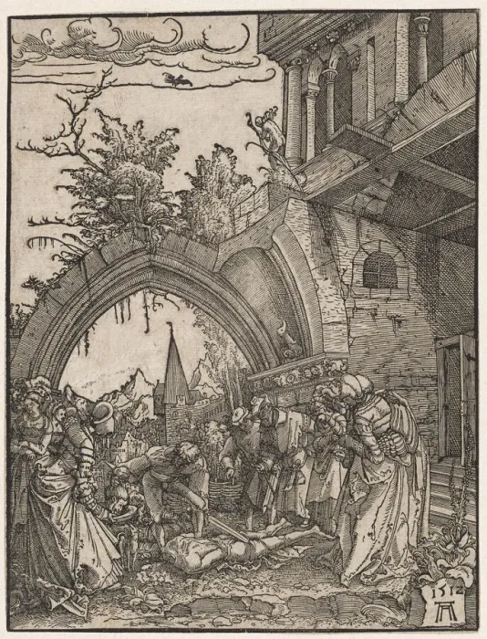 Framed Print : The Beheading of Saint John the Baptist, 1512. Creator: Altdorfer, Albrecht (c Framed Print : The Beheading of Saint John the Baptist, 1512. Creator: Altdorfer, Albrecht (c