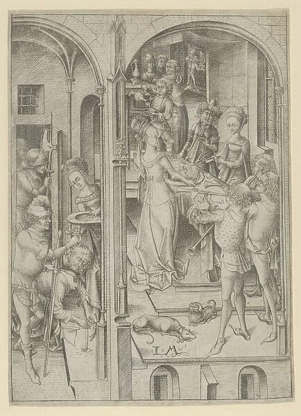 The Beheading of St. John the Baptist. Creator: Israhel van Meckenem