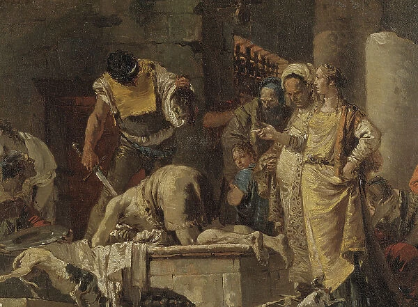 The Beheading of St John the Baptist, early-mid 18th century. Creator: Giovanni Battista Tiepolo