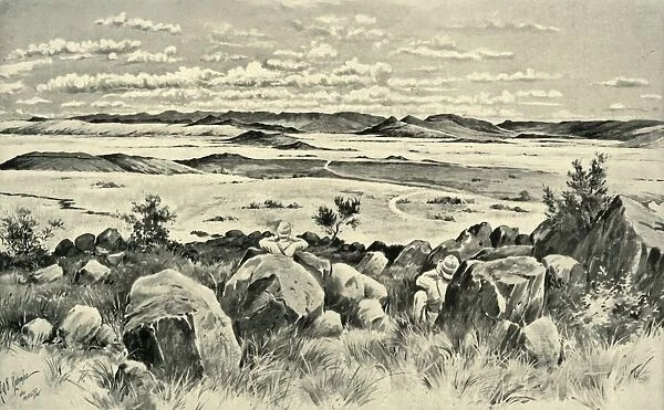 In Beleaguered Ladysmith - Watching for Buller from Observation Hill, 1900. Creator