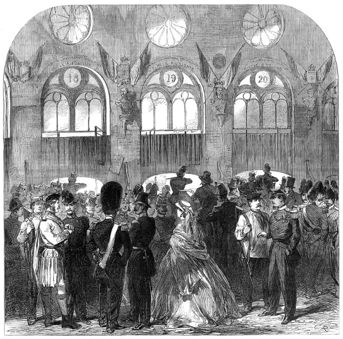 Framed Print : The Belgian National Rifle Association at Brussels: the firing-point, 1865. Creator: Unknown Framed Print : The Belgian National Rifle Association at Brussels: the firing-point, 1865. Creator: Unknown
