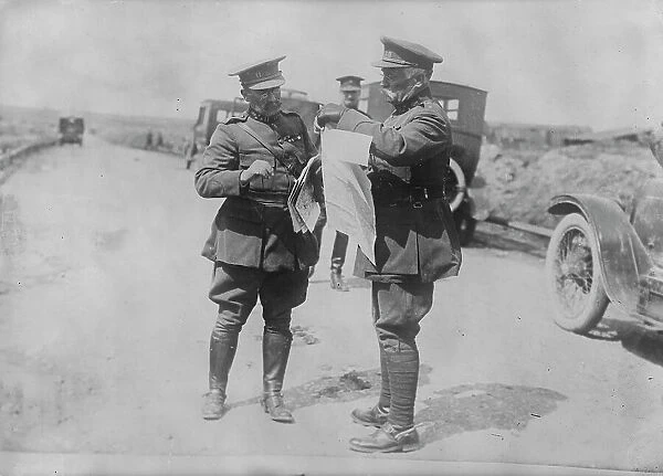 Belgian officers, 1917. Creator: Bain News Service