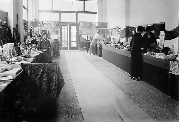 Belgian relief shop, N.Y., between c1910 and c1915. Creator: Bain News Service