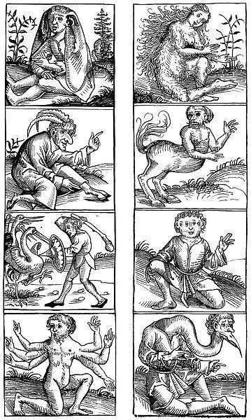 Beliefs and popular superstitions, 1493 (1849). Artist: A Bisson