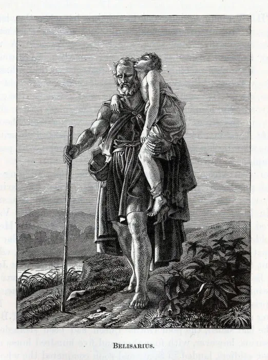 Framed Print : Belisarius, 1882. Artist: Anonymous Framed Print : Belisarius, 1882. Artist: Anonymous