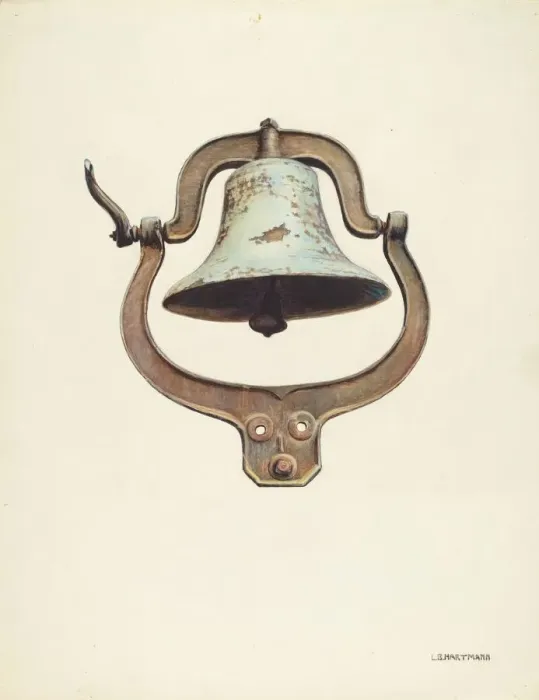 Framed Print : Bell, 1935 / 1942. Creator: L. B. Hartman Framed Print : Bell, 1935 / 1942. Creator: L. B. Hartman