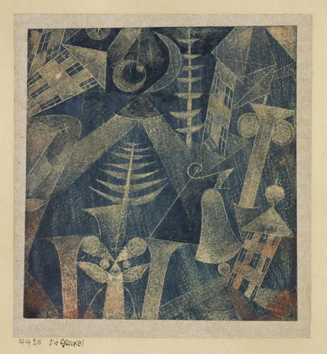 Framed Print : The bell!. Artist: Klee, Paul (1879-1940) Framed Print : The bell!. Artist: Klee, Paul (1879-1940)
