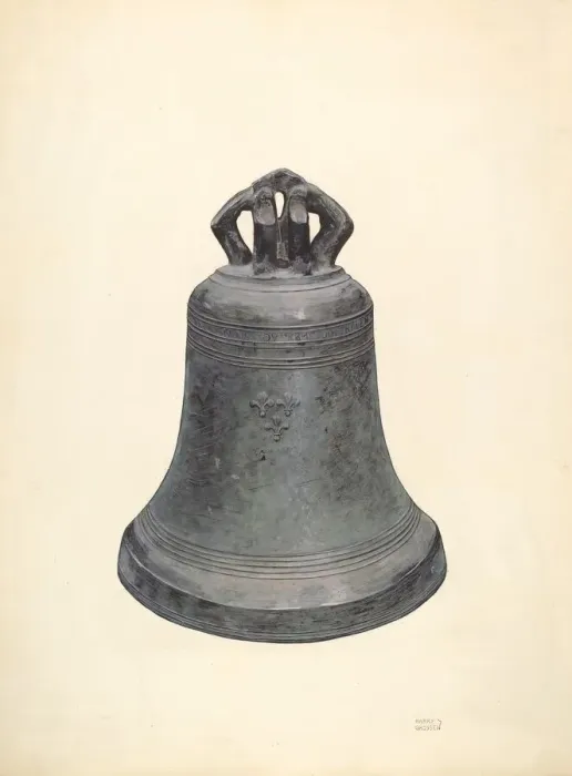 Framed Print : Bell, c. 1937. Creator: Harry Grossen Framed Print : Bell, c. 1937. Creator: Harry Grossen