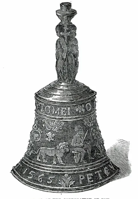 Framed Print : Bell of the Corporation of Rye, 1850. Creator: Unknown Framed Print : Bell of the Corporation of Rye, 1850. Creator: Unknown