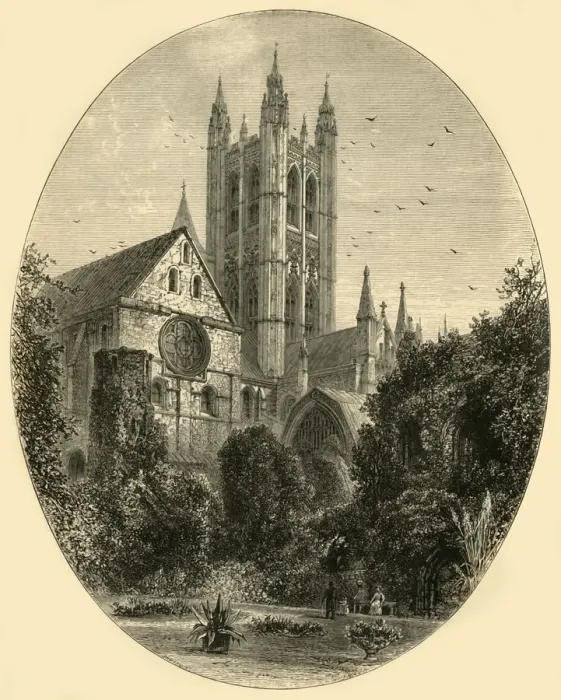 Framed Print : Bell Harry Tower, Canterbury Cathedral, 1890. Creator: Unknown Framed Print : Bell Harry Tower, Canterbury Cathedral, 1890. Creator: Unknown