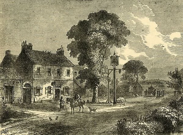 The Bell Inn, Kilburn, 1750, (c1876). Creator: Unknown