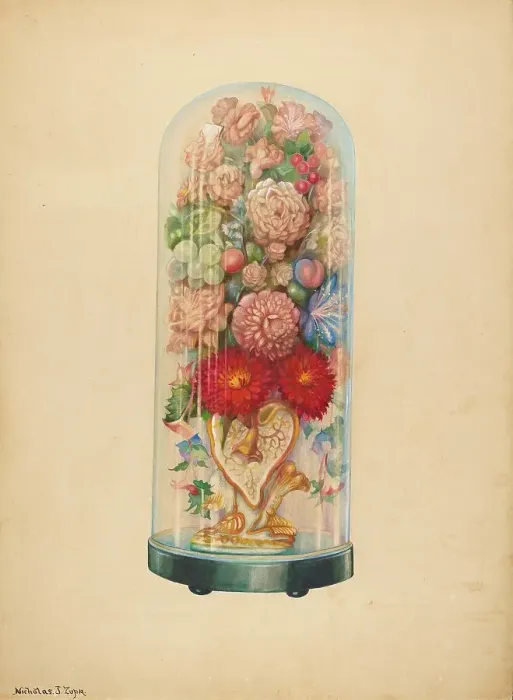 Framed Print : Bell Jar, c. 1939. Creator: Nicholas Zupa Framed Print : Bell Jar, c. 1939. Creator: Nicholas Zupa