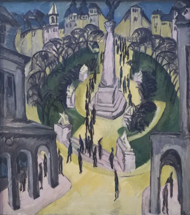 Framed Print : The Belle Alliance Square in Berlin, 1914 Framed Print : The Belle Alliance Square in Berlin, 1914