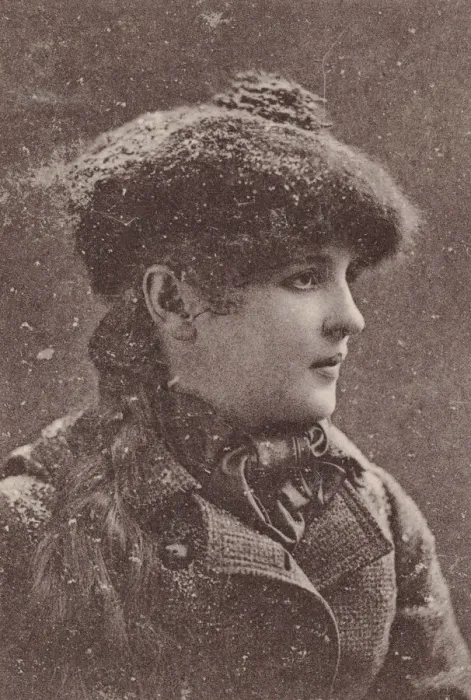 Framed Print : Belle Archer, from the Actresses series (N67) promoting Virginia Brights Cigarettes fo Framed Print : Belle Archer, from the Actresses series (N67) promoting Virginia Brights Cigarettes fo