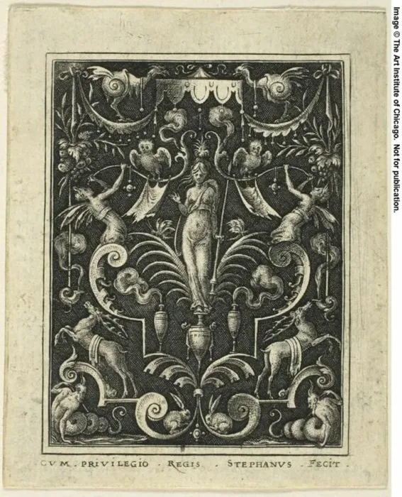 Framed Print : Bellona, n. d. Creator: Etienne Delaune Framed Print : Bellona, n. d. Creator: Etienne Delaune