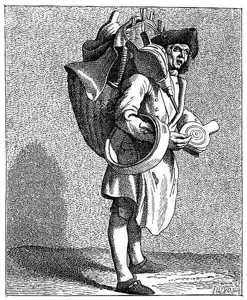 Bellows or buckets to mend!, 1737-1742. Artist: Bouchardon