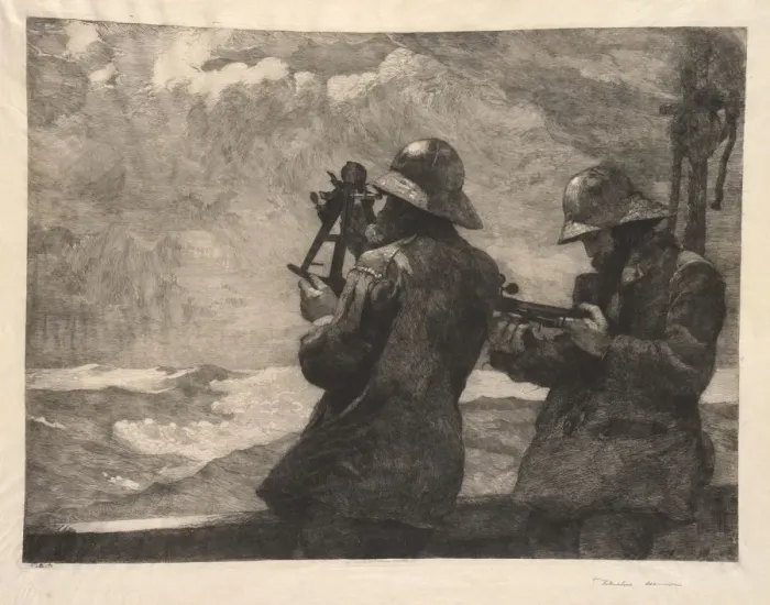 Framed Print : Eight Bells, 1881. Creator: Winslow Homer (American, 1836-1910) Framed Print : Eight Bells, 1881. Creator: Winslow Homer (American, 1836-1910)