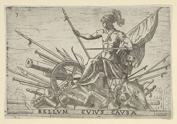 Bellum Cuius Causa (The Cause of War), 16th century. 16th century. Creator: Anon