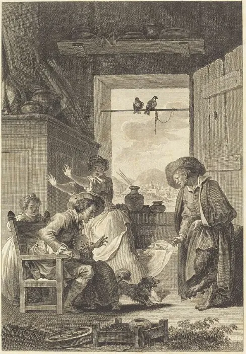 Framed Print : Belphegor, 1794. Creator: Charles Emmanuel Patas
