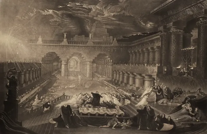 Framed Print : Belshazzar's Feast, after 1826. Creator: Adam Walter. Belshazzar's Feast, after 1826. Creator: Adam Walter Framed Print : Belshazzar's Feast, after 1826. Creator: Adam Walter. Belshazzar's Feast, after 1826. Creator: Adam Walter