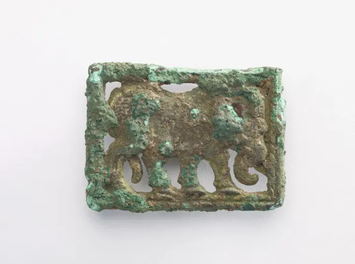 Framed Print : Belt hook, Han dynasty, 206 BCE-220 CE. Creator: Unknown Framed Print : Belt hook, Han dynasty, 206 BCE-220 CE. Creator: Unknown
