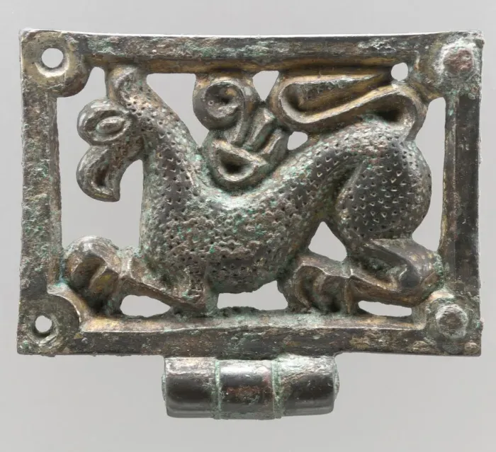 Framed Print : Belt Mount, Avar, 8th century. Creator: Unknown Framed Print : Belt Mount, Avar, 8th century. Creator: Unknown