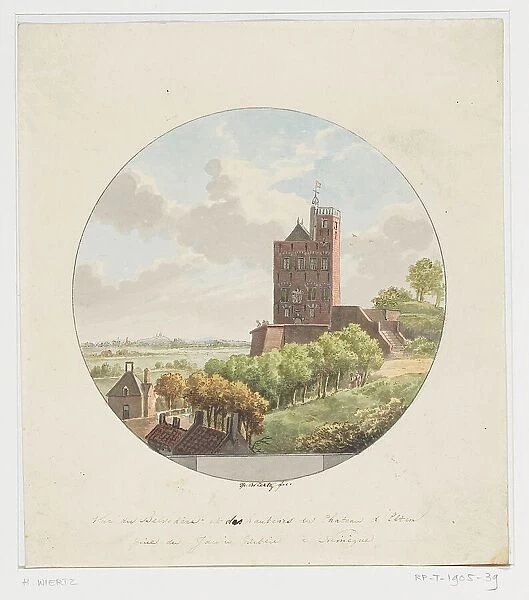 Belvédère in Nijmegen, 1794-1858. Creator: Henricus Franciscus Wiertz