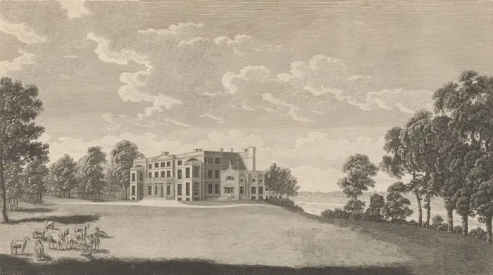 Framed Print : Belvidere House, near Erith, in the County of Kent, from Edward Hasted s, The History a