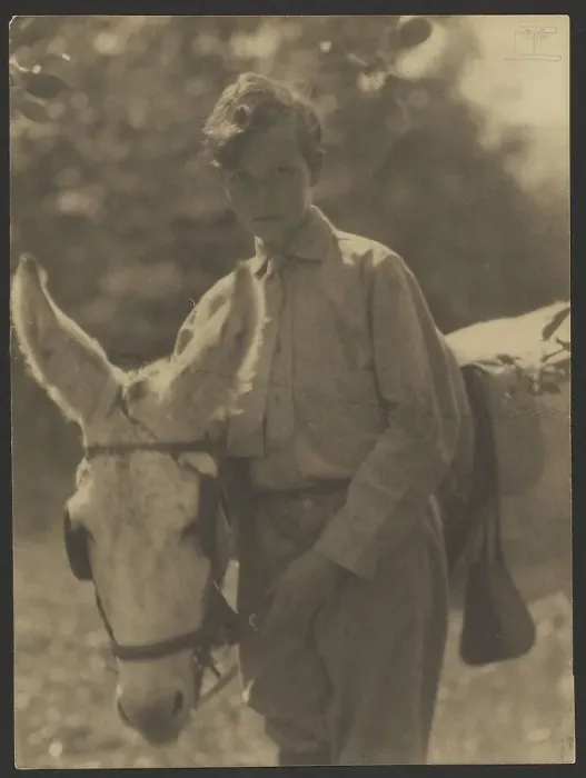 Framed Print : Ben and Bijan, 1904-1921. Creator: Eva Watson-Schutze Framed Print : Ben and Bijan, 1904-1921. Creator: Eva Watson-Schutze