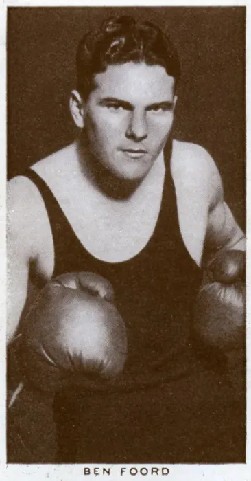 Framed Print : Ben Foord, South African boxer, 1938 Framed Print : Ben Foord, South African boxer, 1938