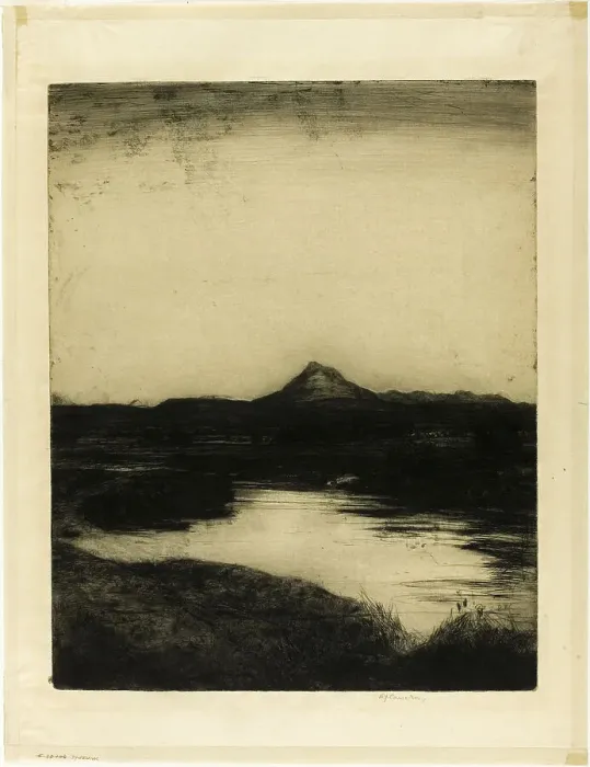 Framed Print : Ben Ledi, 1911. Creator: David Young Cameron Framed Print : Ben Ledi, 1911. Creator: David Young Cameron