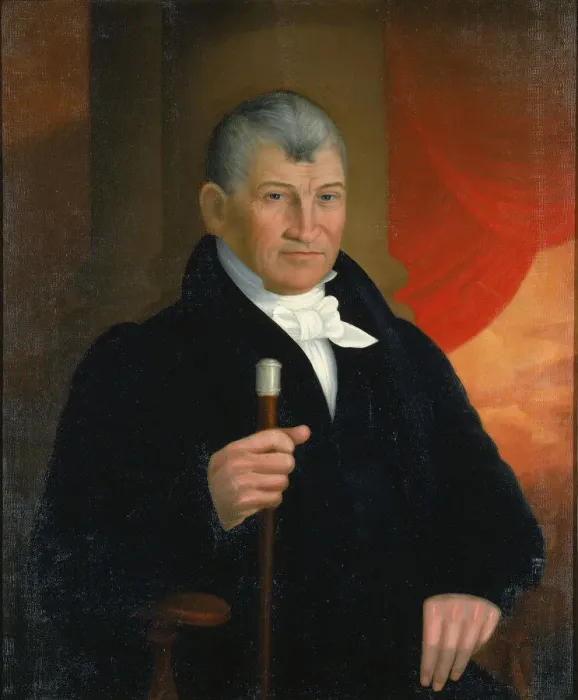 Framed Print : Benajah Johnson, 1830. Creator: A. Patrick Framed Print : Benajah Johnson, 1830. Creator: A. Patrick