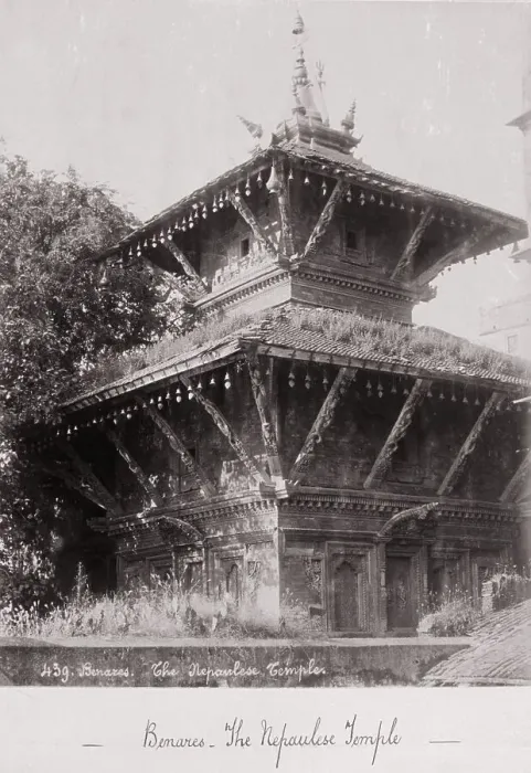 Framed Print : Benares, The Nepalese Temple, Late 1860s. Creator: Samuel Bourne