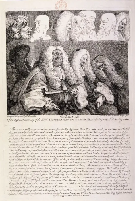 Framed Print : The Bench, 1758. Artist: William Hogarth Framed Print : The Bench, 1758. Artist: William Hogarth