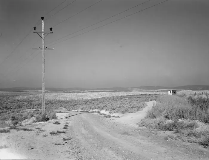 Framed Print : On bench land of the Owyhee project, Nyssa Heights, Malheur County, Oregon, 1939. Creator: Dorothea Lange Framed Print : On bench land of the Owyhee project, Nyssa Heights, Malheur County, Oregon, 1939. Creator: Dorothea Lange