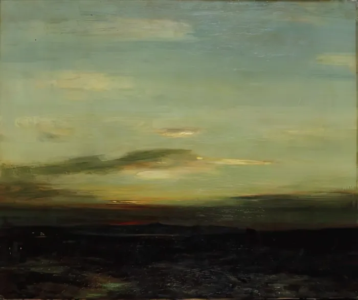 Framed Print : In Benderloch-Sunset, 1909. Creator: John Campbell Mitchell Framed Print : In Benderloch-Sunset, 1909. Creator: John Campbell Mitchell