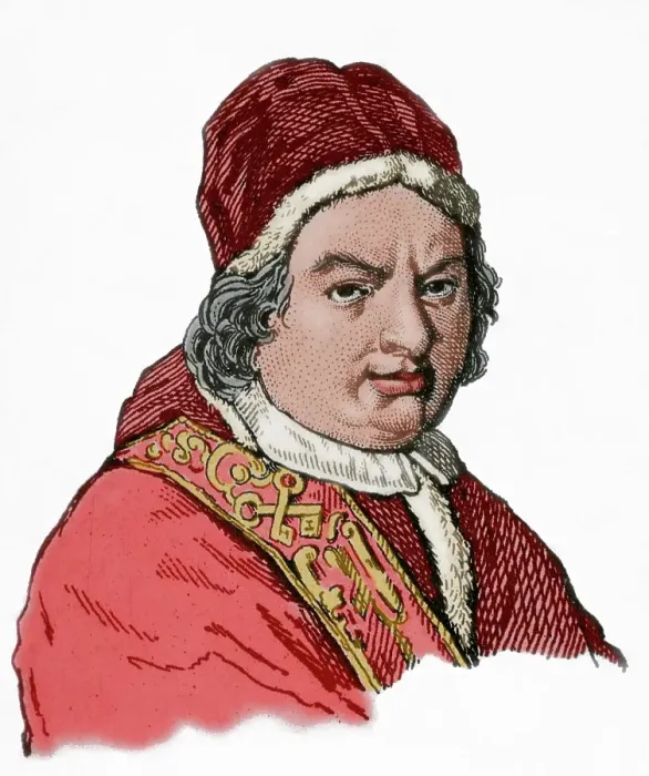 Framed Print : Benedict XIV (1675-1758), Italian Pope (1740-1758). Creator: Unknown Framed Print : Benedict XIV (1675-1758), Italian Pope (1740-1758). Creator: Unknown