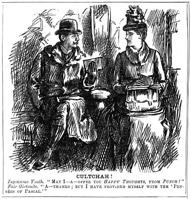 Framed Print : Benefits of university education for women, 1887. Artist: George du Maurier Framed Print : Benefits of university education for women, 1887. Artist: George du Maurier