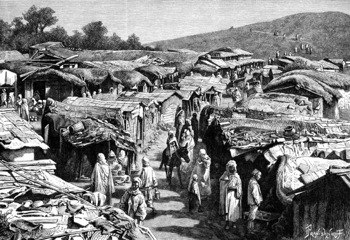 Framed Print : The Beni-Ramasses quarter, Constantine, Algeria, 1895. Artist: Ivan Pranishnikoff Framed Print : The Beni-Ramasses quarter, Constantine, Algeria, 1895. Artist: Ivan Pranishnikoff