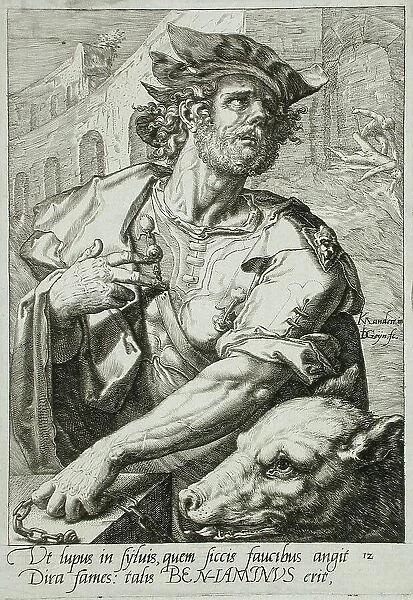 Benjamin, c1590. Creator: Jacques de Gheyn II